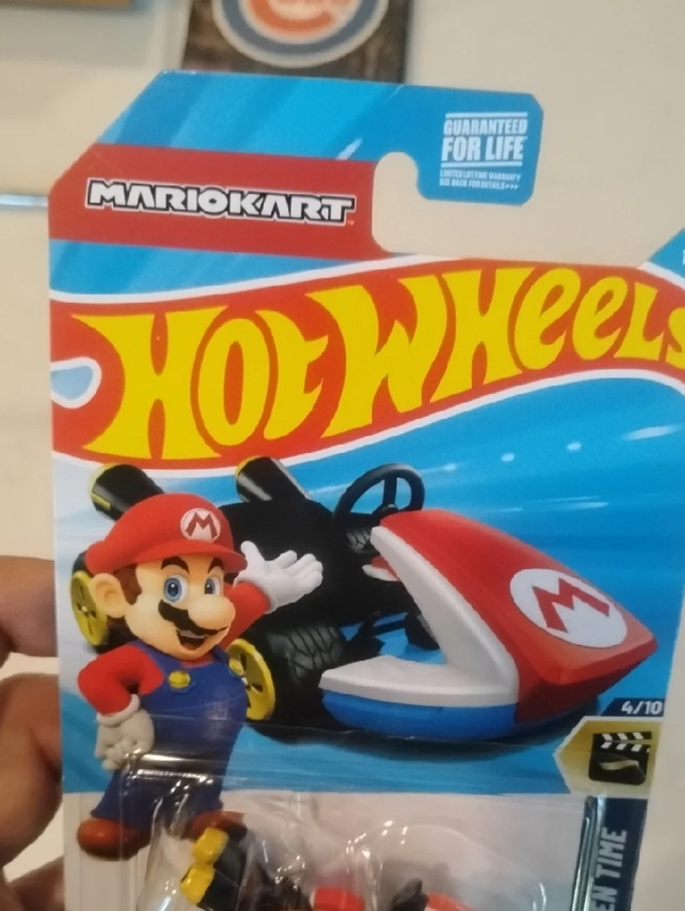 Mattel Hot Wheels Mario Kart Standard Kart - Red, Blue & Yellow